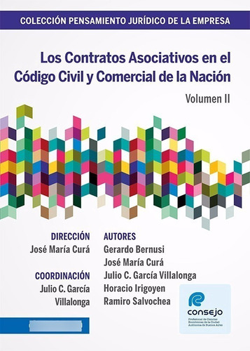 Libro Los Contratos Asociativos En El Codigo Civil Vol. 2