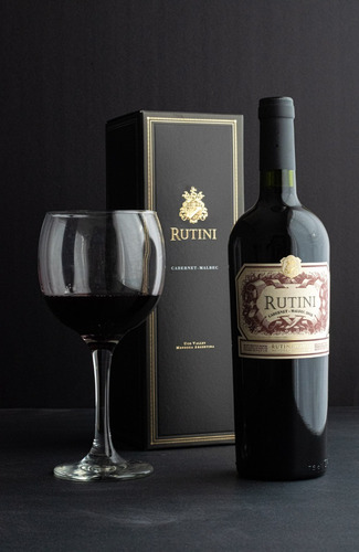 Set Vino Rutini Cabernet Malbec + Estuche Premium