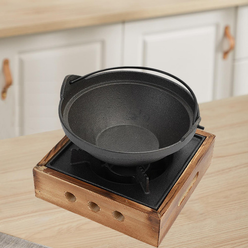 Mini Horno De Camping, Horno De Fondue Con Olla Sin Tapa, L