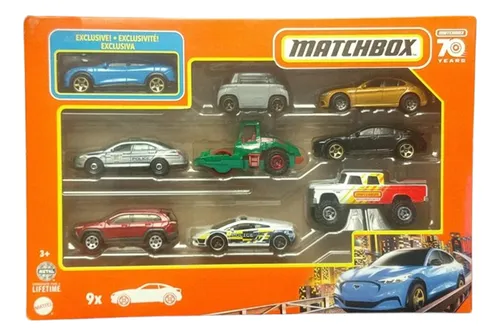 Set Matchbox X 9 Carros Autos Colección Original Surtido