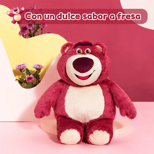 Peluche Oso Toy Story Lotso Olor A Fresa 27cm Teddy Bea Para Niños