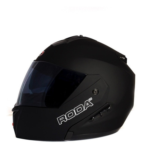 Casco Roda Revenge Negro + Mica Humo Regalo Certificado Dot