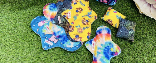 Toallas Higiénicas Ecológicas Femeninas Regular Lubella Diseño De La Tela Mezclilla