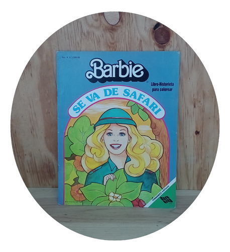 Revista Para Colorear Vintage Barbie De Fernández Editores 