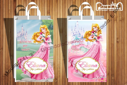 Bolsitas Para Sorpresitas Princesas De Disney X10 Unid.