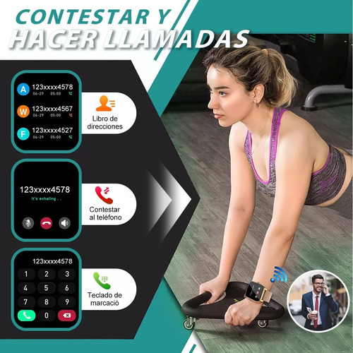 Smart Watch Reloj Inteligente Para Mujer Llamada Bluetooth