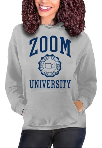 Zoom University Universidad Clase En L nea Sudadera Gorro