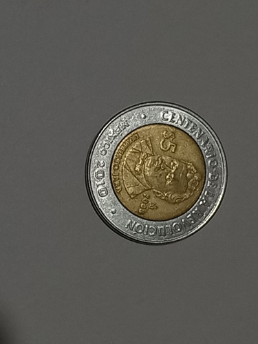 Centenario De 5 Pesos Del Año 2010