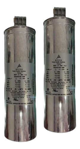 Capacitor Epcos Trifásico 415v/480v 13.4kvar/18kvar