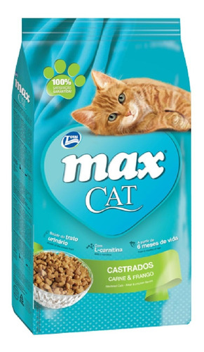Alimento Para Gato -max Cat Castrados 3 Kg