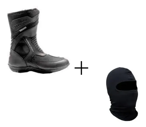 Bota Moto Imperme vel Big Trail Texx Strike V2 Preta