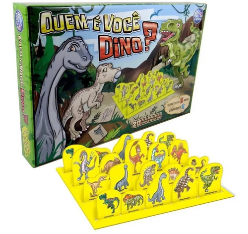 Brinquedo Jogo Tabuleiro Descubra Quem É Você Dinossauro