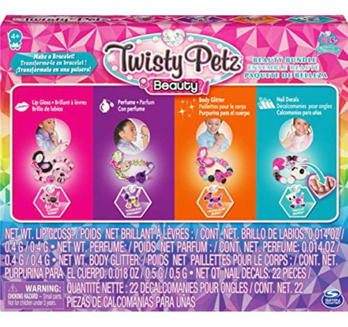 Twisty Petz Con Labial, Paquete De 4, Multicolor