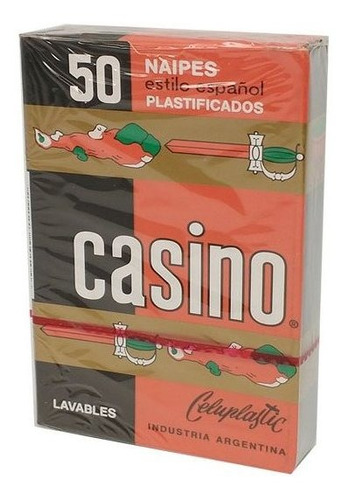 Juego 50 Cartas Españolas Casino Plastificadas