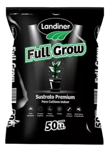 Landiner Sustrato Full Grow 50 Lt. Cultivo Indoor
