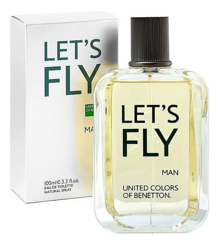 Perfume Let's Fly De Benetton Para Caballeros 100ml. 