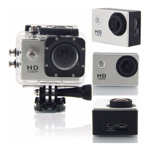 Câmera Filmadora Hd 1080p Sport Stand Up Prova Dagua Mini D