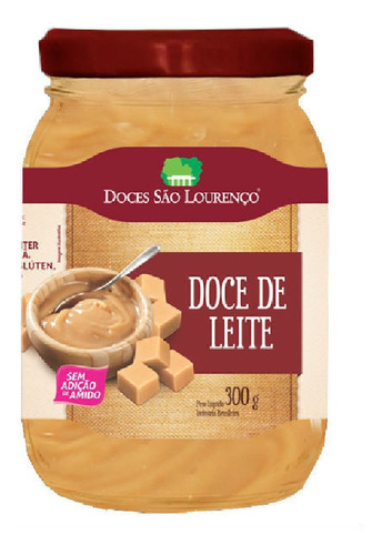 Doce De Leite Puro São Lourenço Vidro 300g