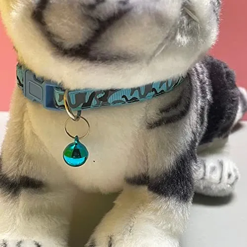 Newtensina Collar Para Gato 3 Piezas Camuflaje Con Campanas