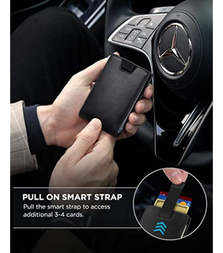 Serman Brands Con Bloqueo Rfid Delgado, Plegable, Original
