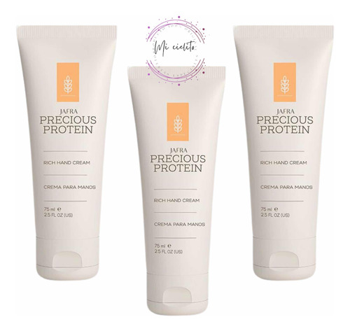 Precious Protein Crema Para Manos Proteinada Jafra 3 Piezas