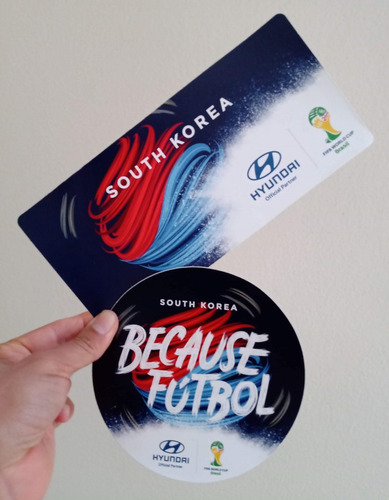 Stickers Hyundai Copa Mundial Brasil 2014