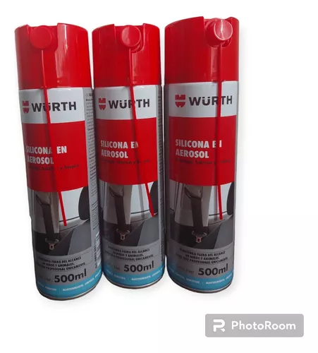 3 Pzs De Silicona En Spray 500ml Protege Y Lubrica Wurth