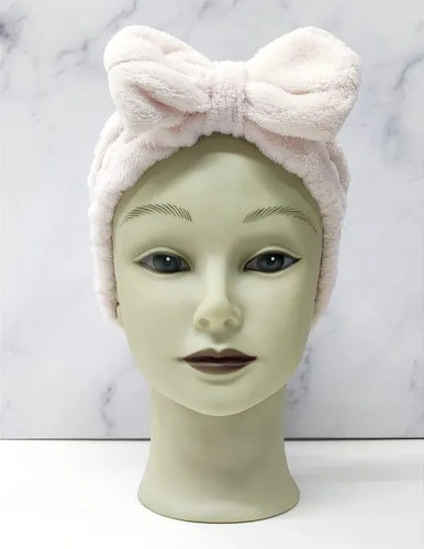 Balaca O Cintillo De Maquillaje De Lazo Rosado