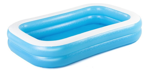 Alberca Piscina Infable Rectangular 2 Anillos Niños Bestway