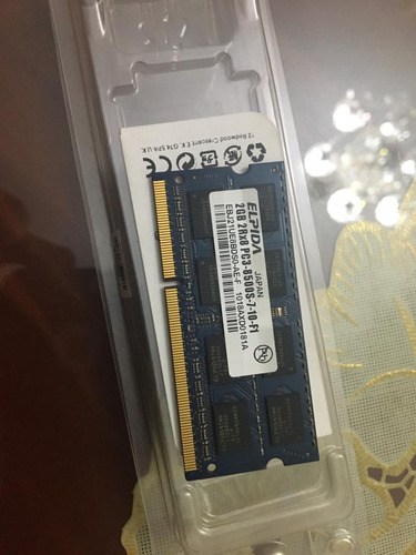 Memoria Sodimm (2x2gb)4gb Ddr3 Elpida