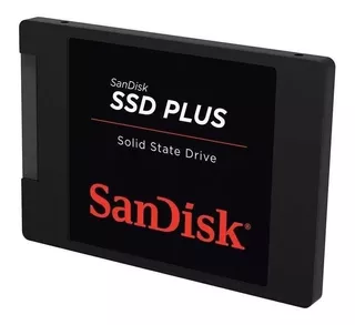 Disco sólido interno SanDisk SSD Plus SDSSDA-240G-G25 240GB preto