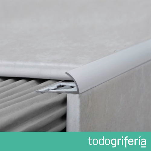 Atrim Guardacanto Arco De Aluminio Blanco 10mm X 2,50m