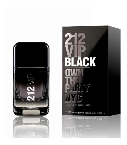 212 Vip Black Carolina Herrera 50ml Edp | Sweetperfumes.sp