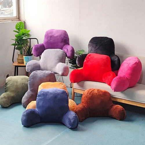 Almohada Para Respaldo De Sofá Con Cálido Cojín De Terciopel