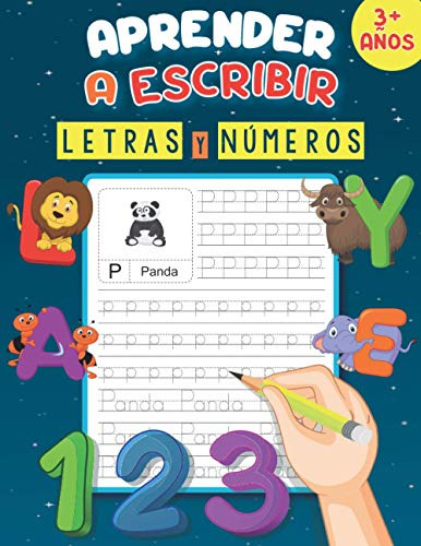 Libro : Aprender A Escribir Letras Y Numeros 3 Años Un...