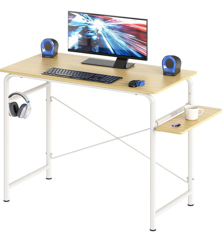 Shw Small Gaming Home Office Computer Desk Con Estante, Robl