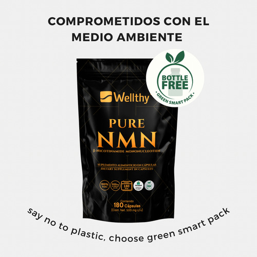 Nmn Nicotinamide Mononucleotide Uthever® 180 Caps Wellthy