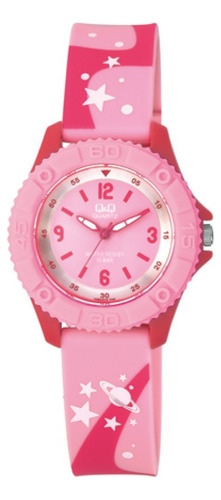 Reloj Q&q Contra Agua Niño Vq96 Calores Surtidos Relojesymas Color de la correa ROSADO 019 Color del fondo Aqua