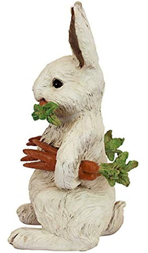 Diseño Toscano Carotene El Conejo Con Zanahorias Pascua Deco