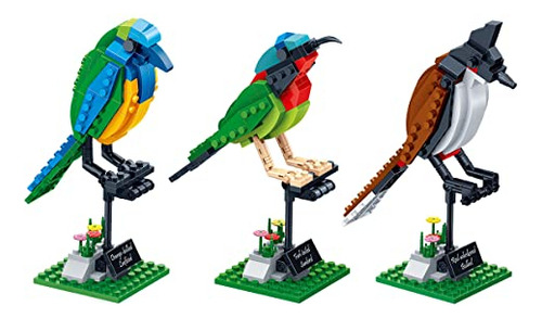 Kit De Bloques De Construcción Birds Model Kids, 408 Piezas