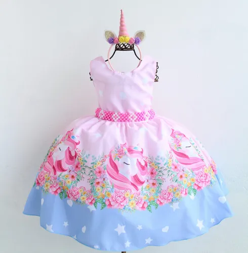 Mercado livre vestido infantil unicornio sale