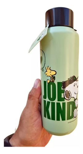 Termo Botella Starbucks X Snoopy Peanuts Verde Claro 473 Ml