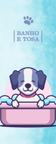 Adesivo Para Porta Cachorro Decoração Petshop Banho E Tosa