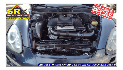 Sucata Porsche Caye 3.6 V6 Gas Aut 300cv 2013 Blindada Pecas