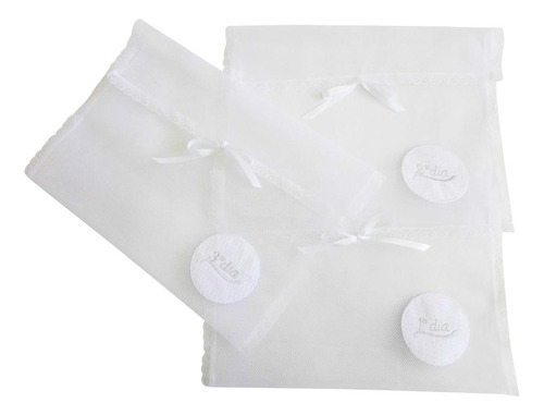 Kit Saquinho De Maternidade Branco (3 Peças)