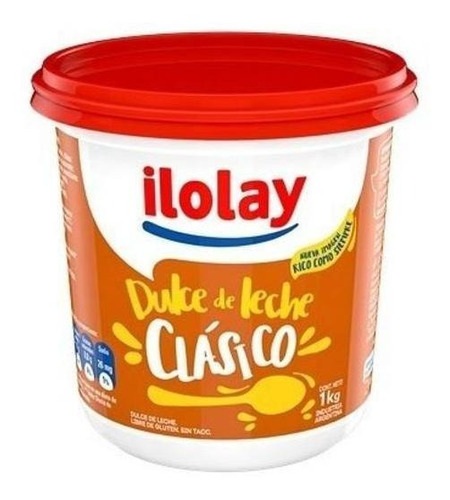 Ilolay Clasico doce de leite argentino pote de 1kg