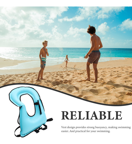 Chaleco De Respiración Inflable Para Nadar, Tubo De Respirac