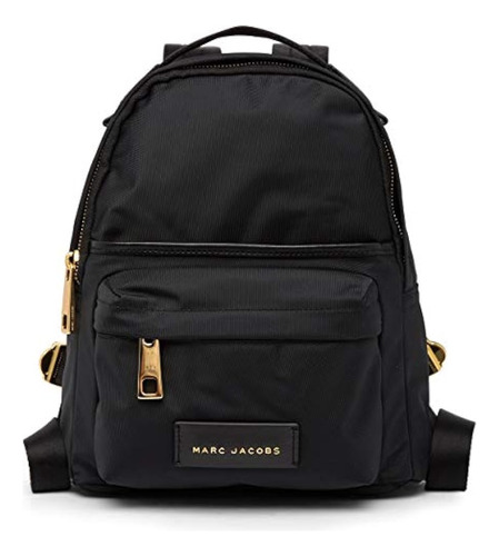 Mochila Pequeña Marc Jacobs Nylon Varsity, Negra