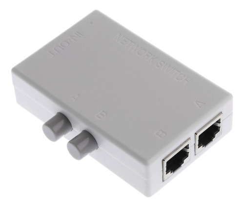 Divisor De Conmutación De Redes De Internet Rj45-2m De 2 Pue