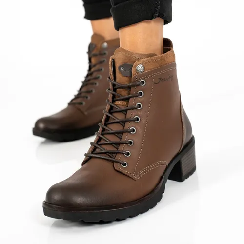 Borcego Bota Cuero Mujer Freeway Zapato Goma Mcbo24788 Env o